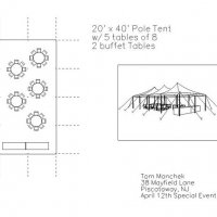 layout complete
20' x 40' frame